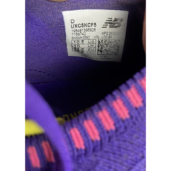 New Balance Mens UXC5KBW5 Canvas Low Top Lace Up Running Sneaker size 10.5 - Picture 8 of 8